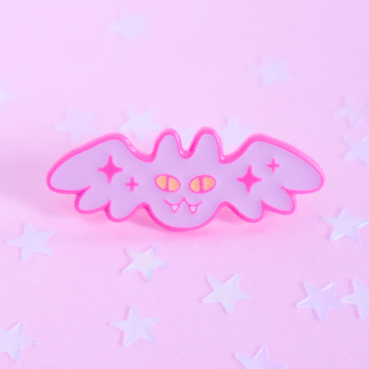 Bat Cat Enamel Pin