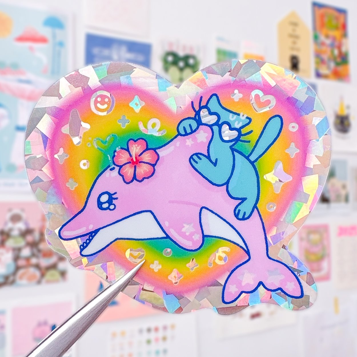 Dolphin Kuni Sticker