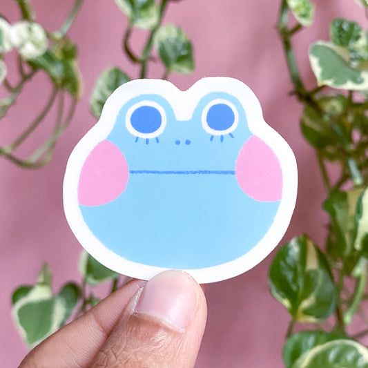 Eyelash Froggy Sticker