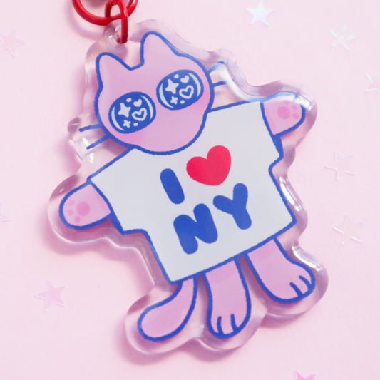 I Love NY Kuni Keychain