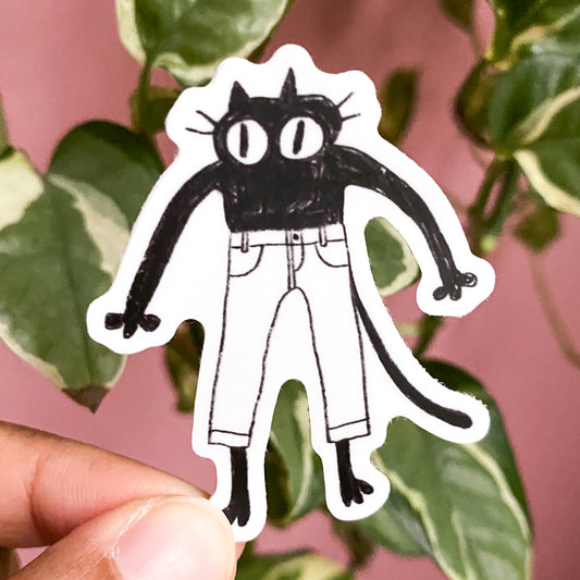 Kuni in Pants Sticker