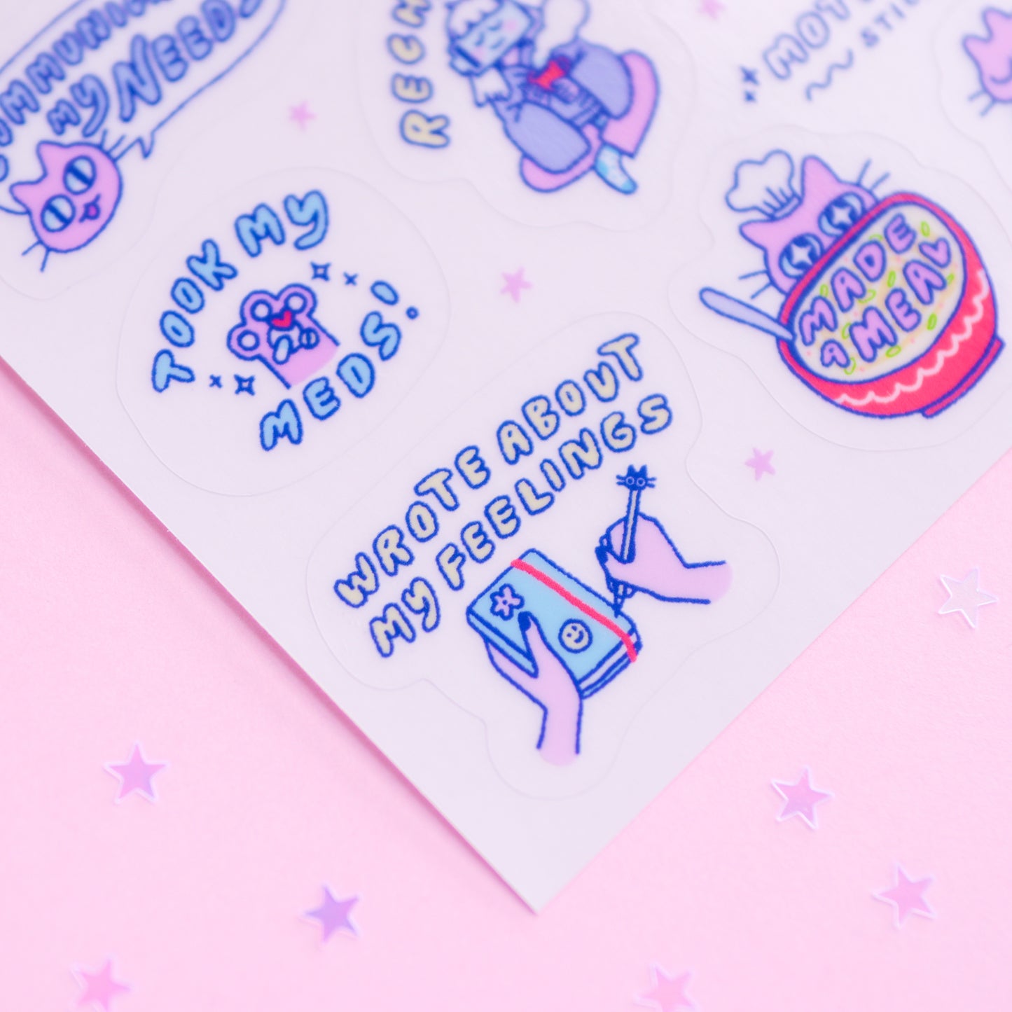 Motivational Sticker Sheet