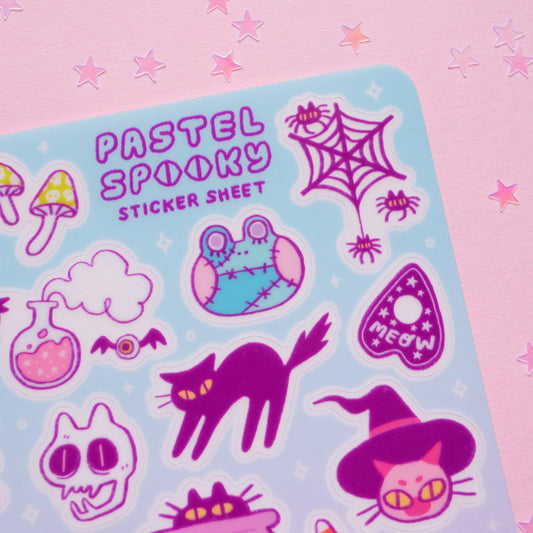 Pastel Spooky Sticker Sheet