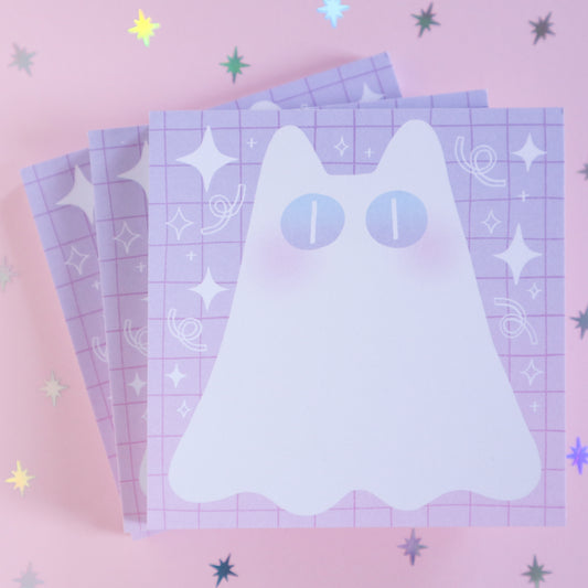 Ghostie Cat Notepad