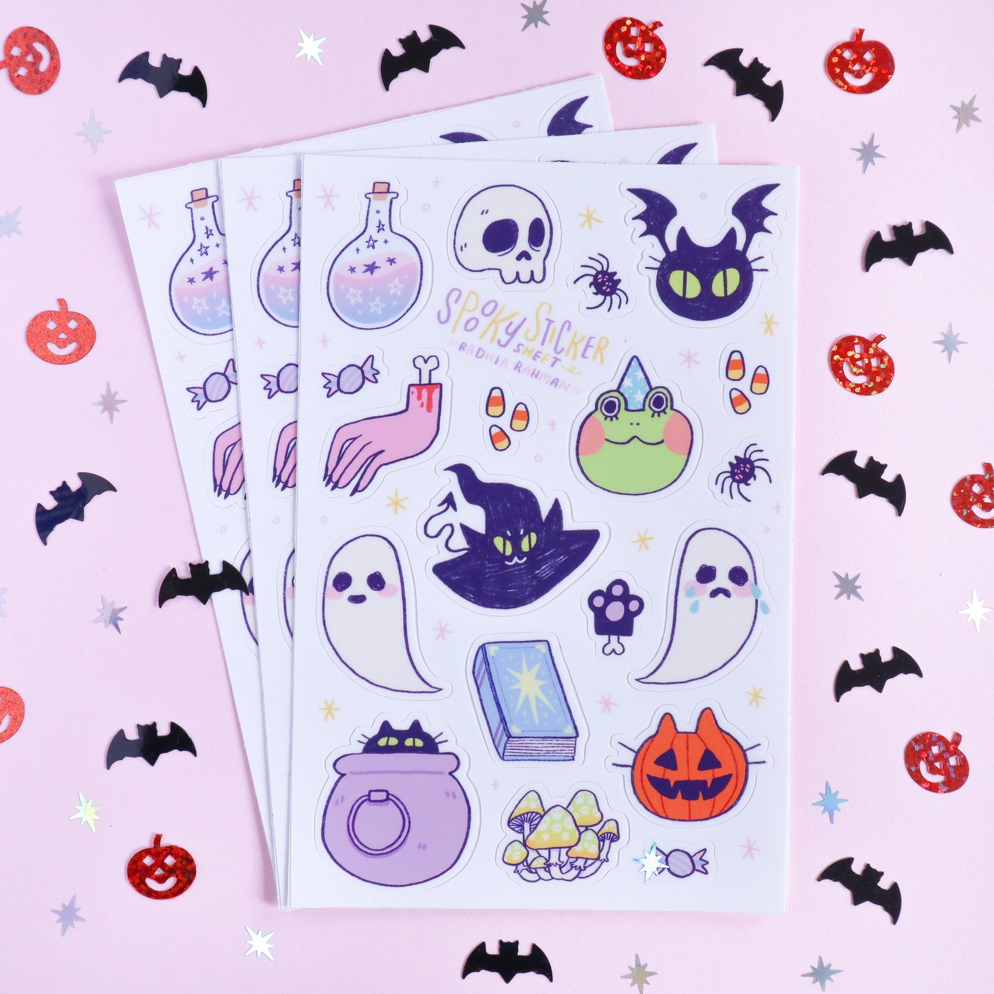 Spooky Sticker Sheet