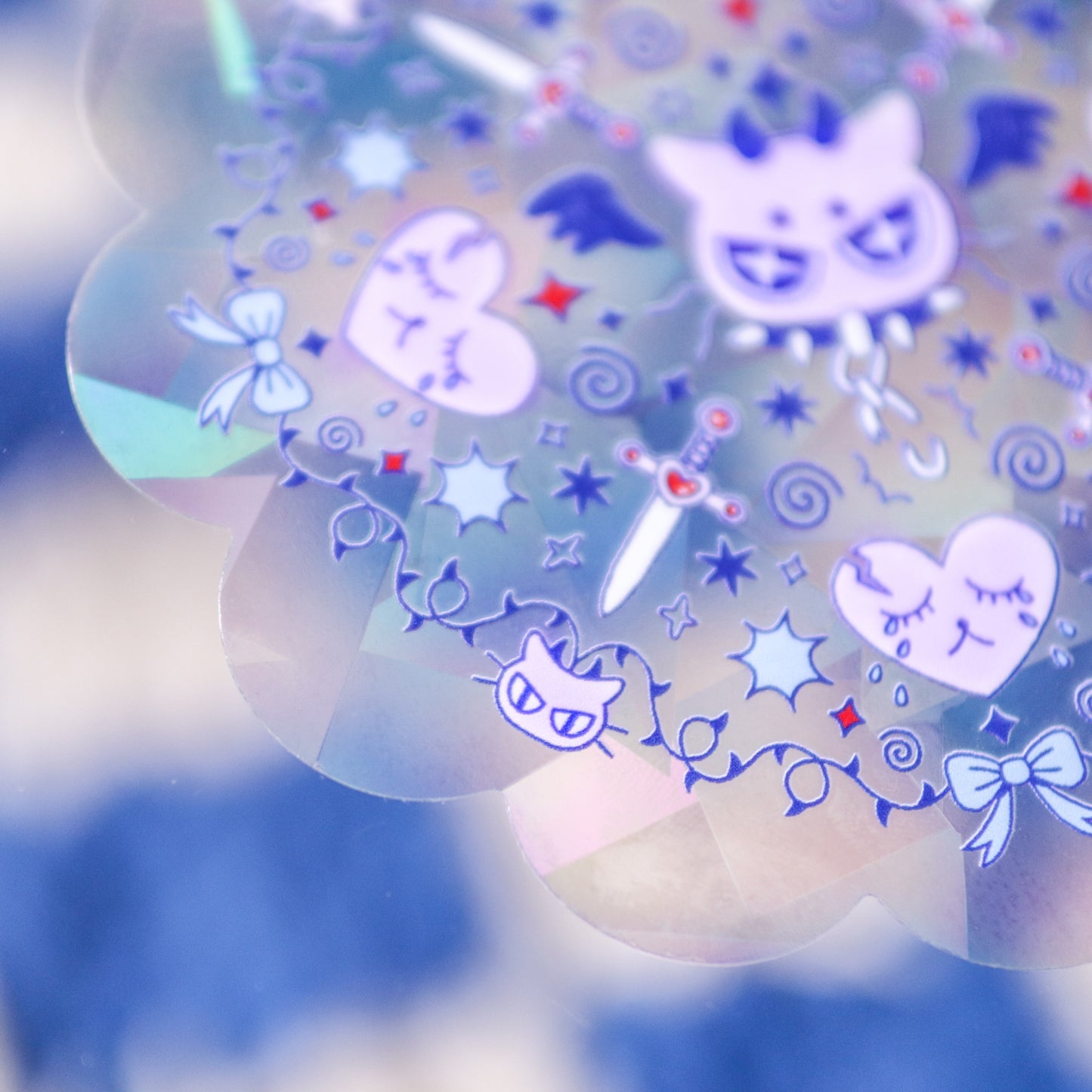 Angel & Devil Suncatcher Stickers