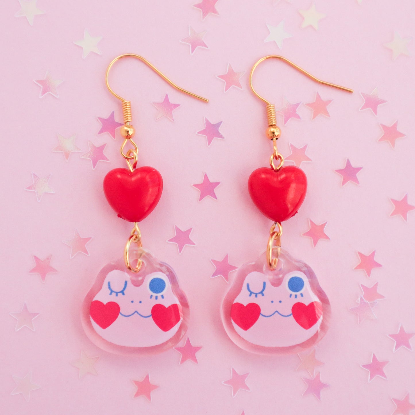 Sweetheart Froggy Earrings