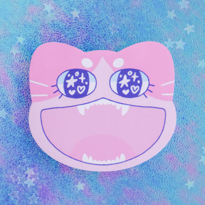 Pink Cat Sticky Notes