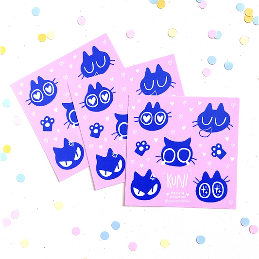 Mini Kuni Sticker Sheet
