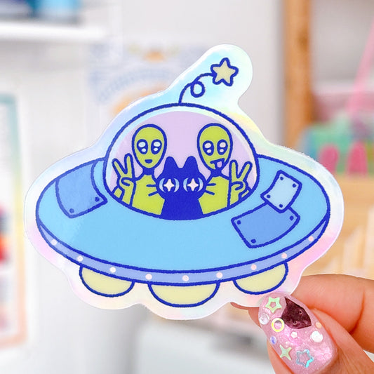 UFO Kuni Sticker