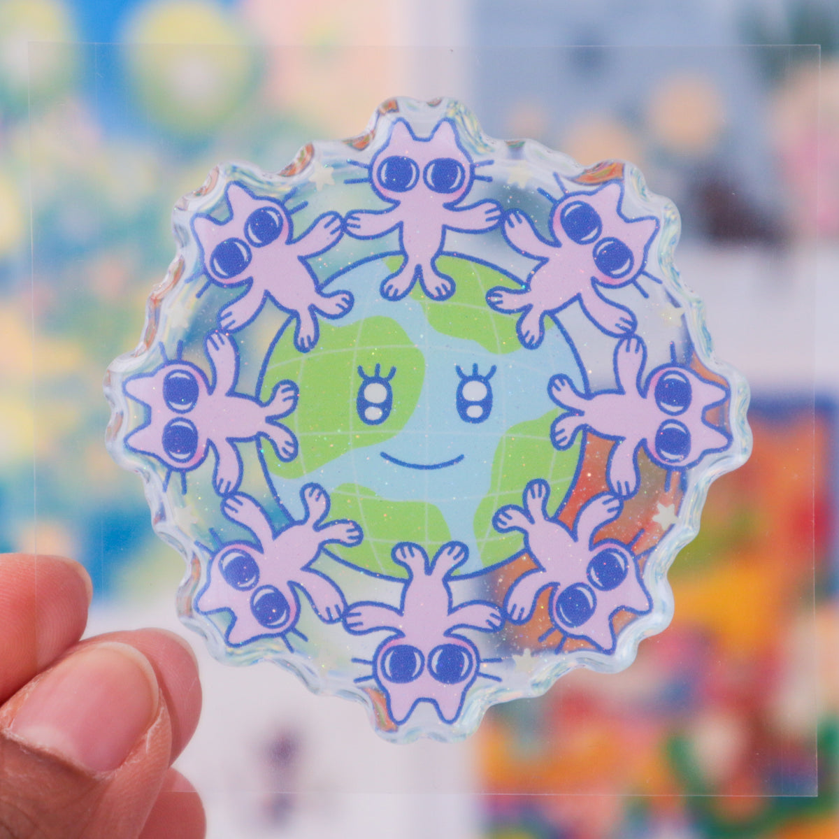 Around the World Sticker