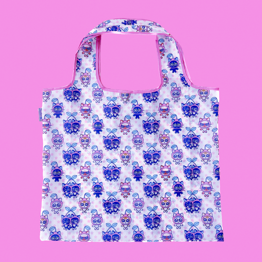 Cherry Cats Reusable Bag
