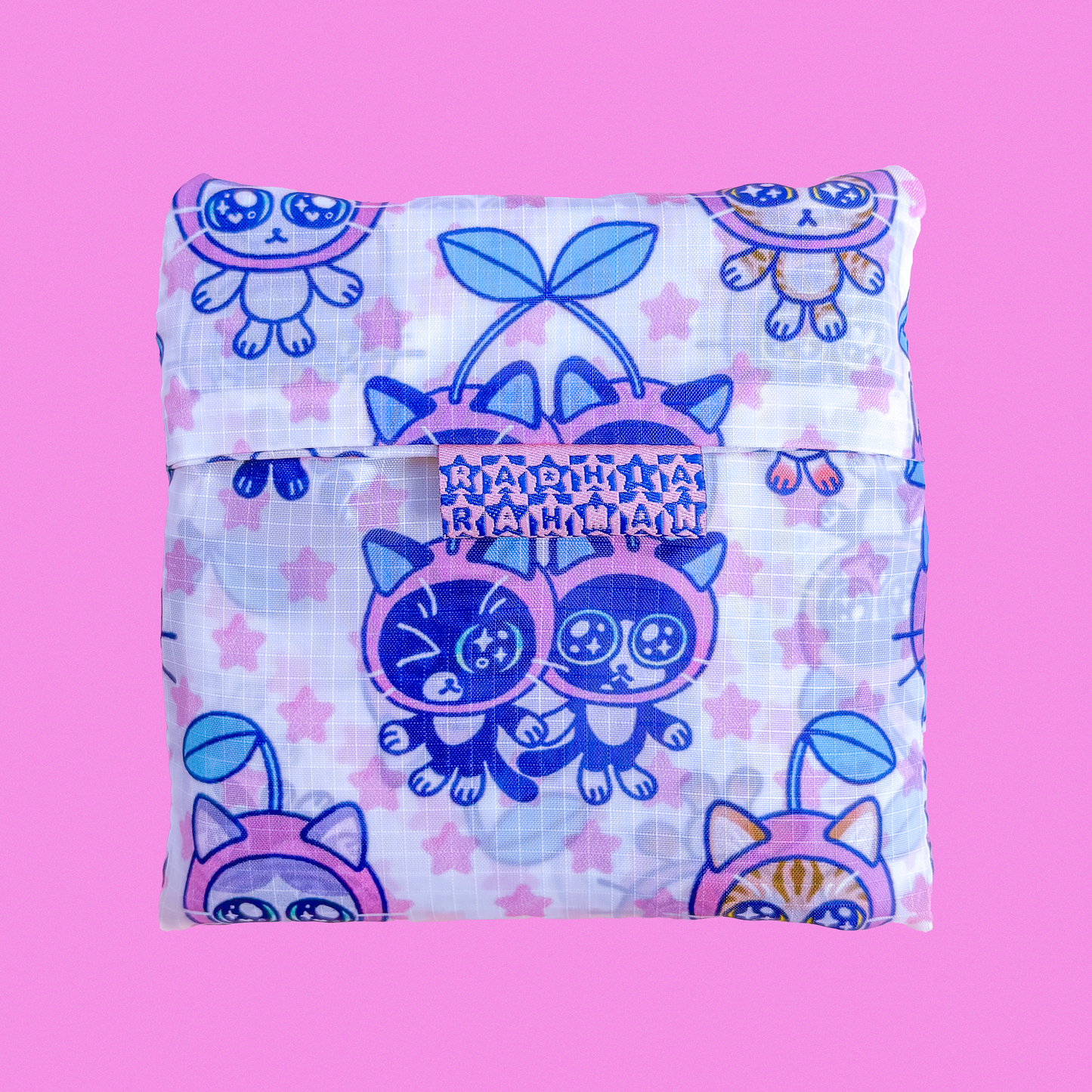 Cherry Cats Reusable Bag