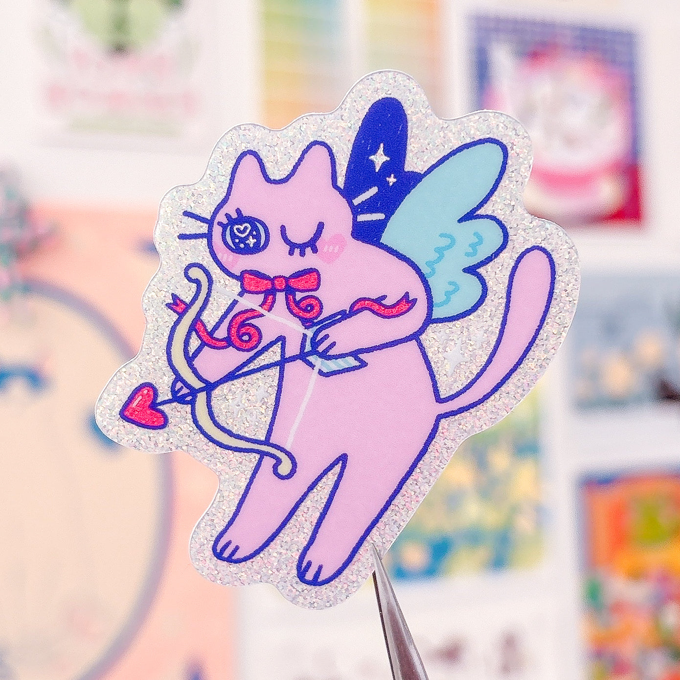 Cupid Kuni Sticker