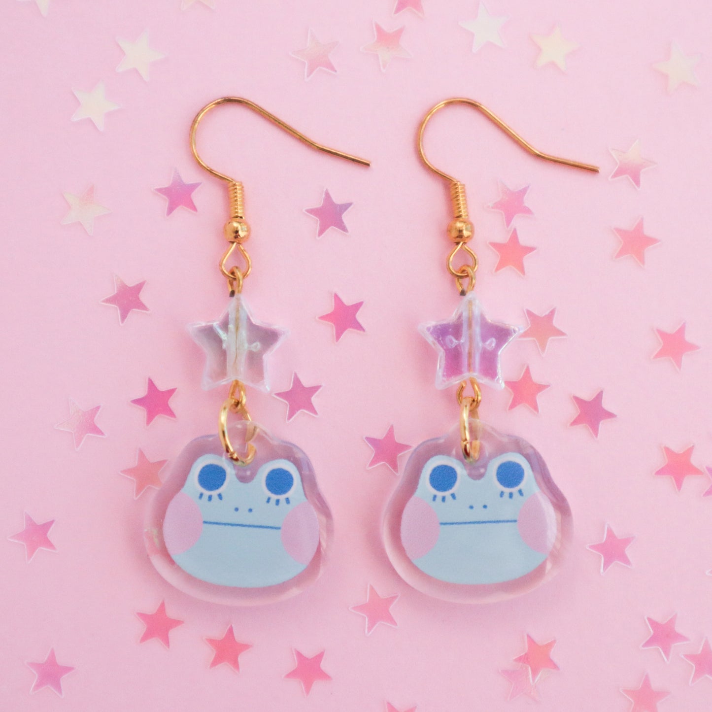 Eyelash Froggy Earrings