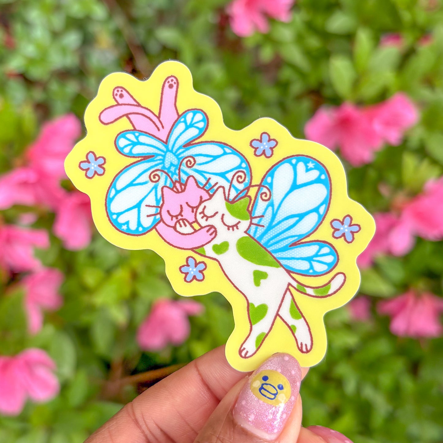 Fairy Cats Sticker
