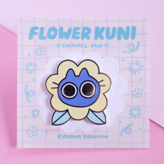 Flower Kuni Enamel Pin