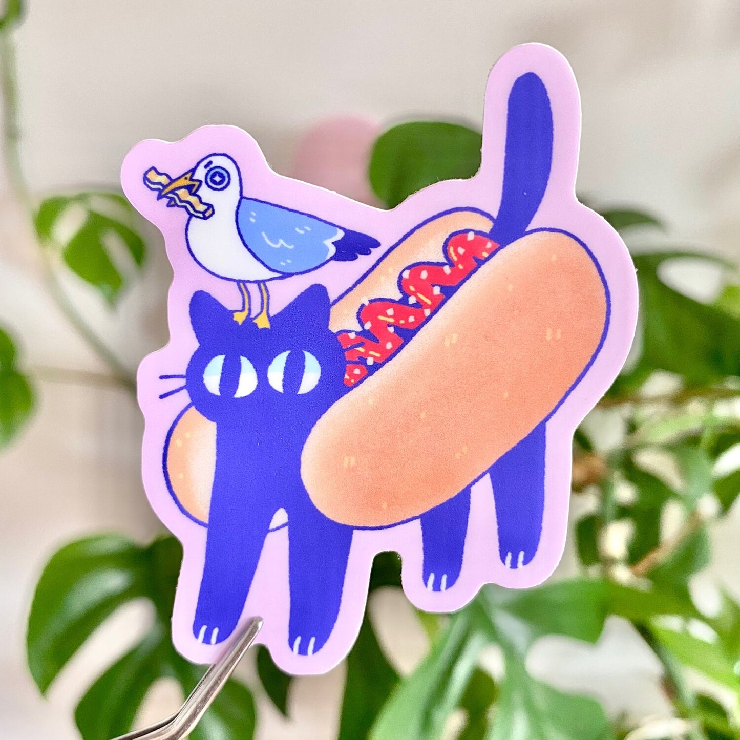 Hot Dog Kuni Sticker