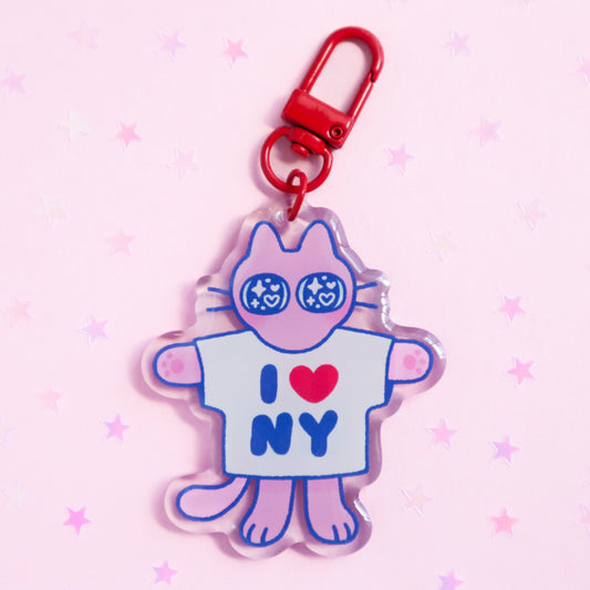 I Love NY Kuni Keychain