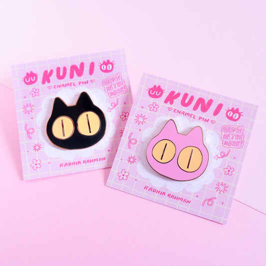 Kuni Enamel Pin
