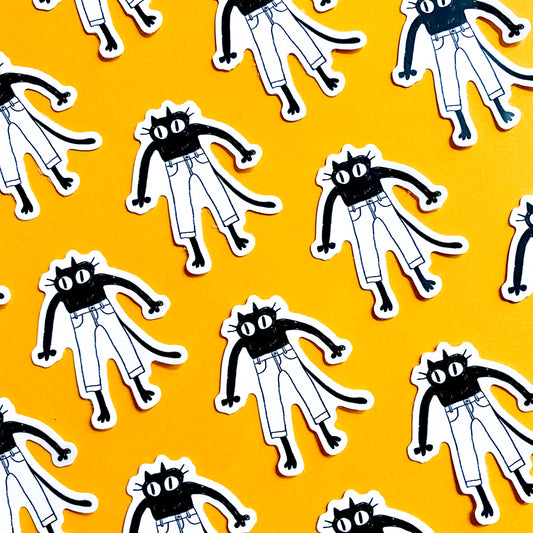 Kuni in Pants Sticker