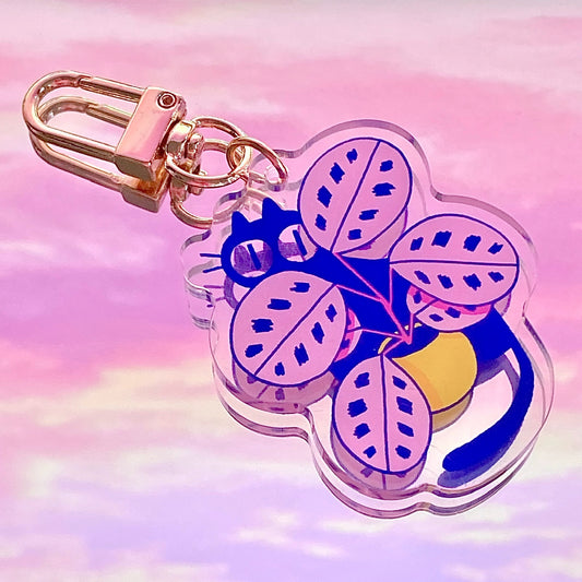 Maranta Cat Keychain