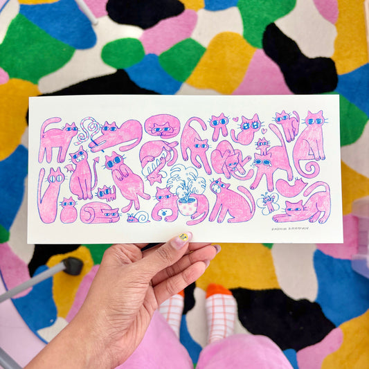Silly Kuni Riso Print