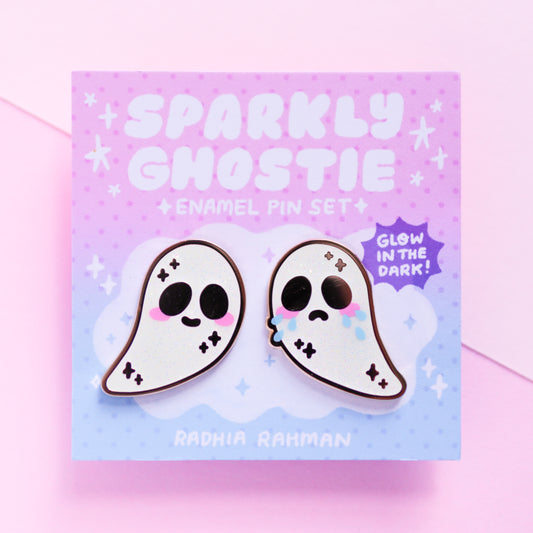 Ghostie Enamel Pin Set