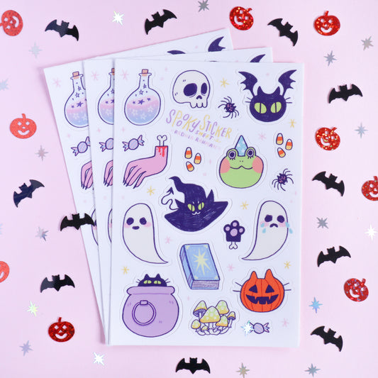 Spooky Sticker Sheet